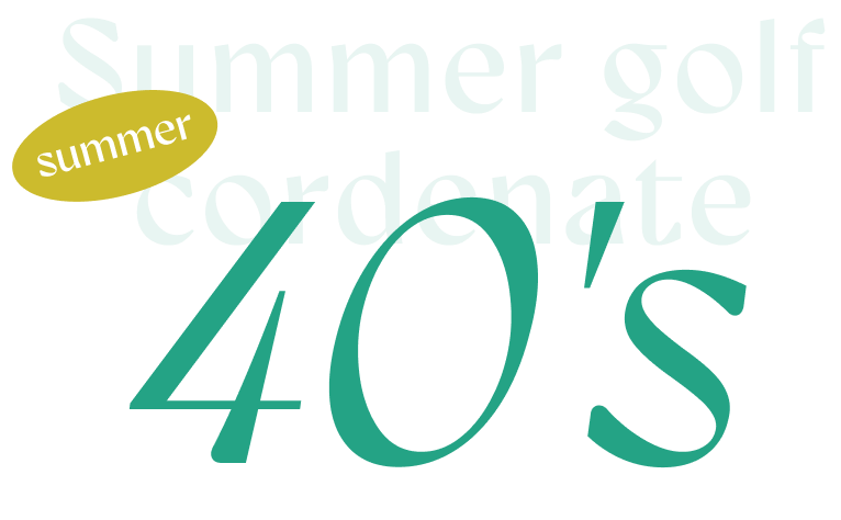 Summer golf cordenate 40's